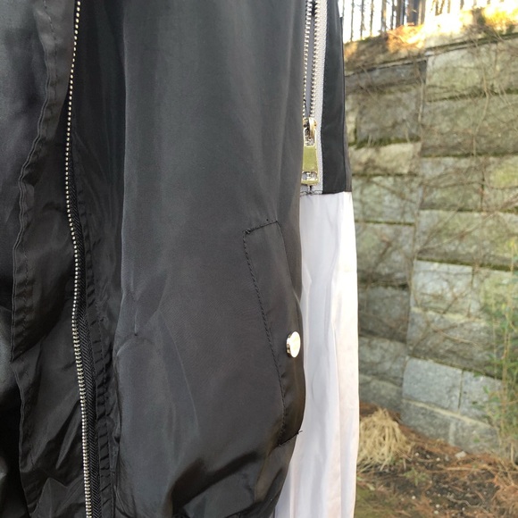 LIGHTWEIGHT COLORBLOCK BOMBER - Picture 5 of 12